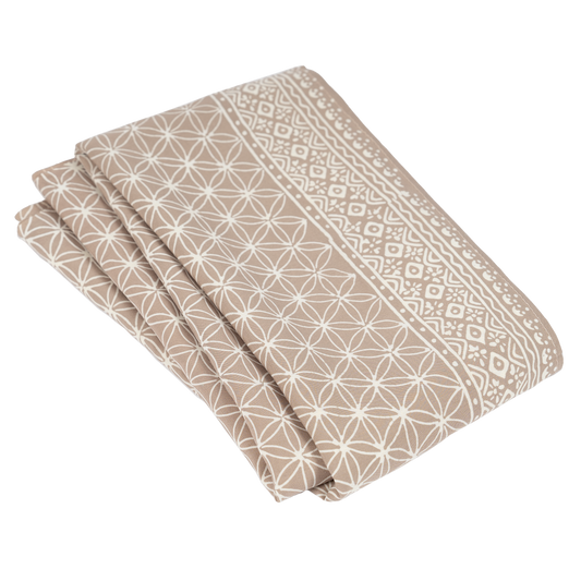 Sarong Flower of Life, beige