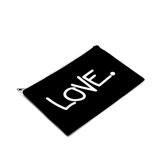 LOVE. Tasche gross, schwarz