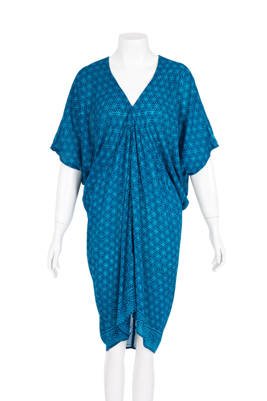 Lia Kaftan Flower of Life, ocean