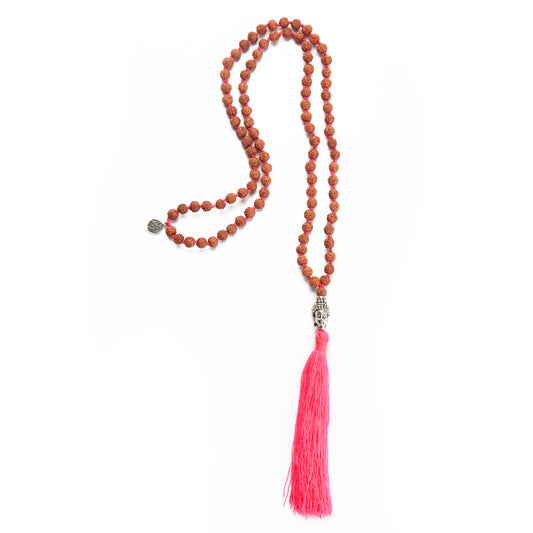 Kinderhalskette Buddha Rasi, pink